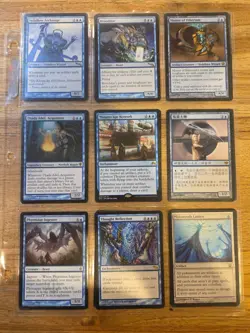 MtG 18x Commander Mono Blue Artifact Page Pack - Image 1