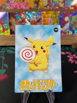 Ash Misty Pikachu #206 Pokemon Vintage Prism Vending Sticker NM US SELLER - Image 2