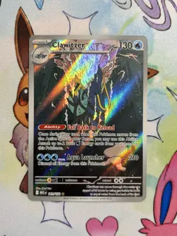 Clawitzer 141/132 Pokemon Mega Evolution Illustration Rare Near Mint NM - Image 1