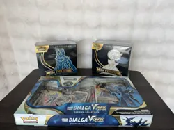 Pokemon TCG Mega Evolution Lucario & Gardevoir ETBs and Dialga Vstar Premium - Image 1