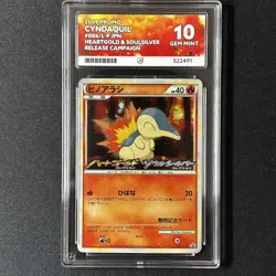 ACE 10 - Cyndaquil Holo 006/L-P HG & SS Release Campaign Promo - Pokemon Card - Image 1