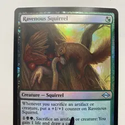 WIZARDS OF THE COAST MTG Dan Scott Signed Proof Card Ravenous Squirrel - Image 2