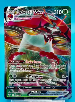 Orbeetle VMax - Vivid Voltage #21 - Near Mint Pokemon Card Ultra Rare Holo TCG - Image 1