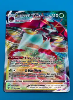 Orbeetle VMax - Vivid Voltage #21 - Near Mint Pokemon Card Ultra Rare Holo TCG - Image 4