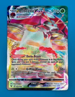 Orbeetle VMax - Vivid Voltage #21 - Near Mint Pokemon Card Ultra Rare Holo TCG - Image 5
