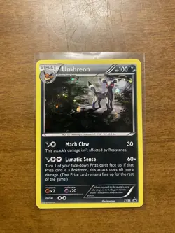 Umbreon Black Star Promo XY96 Cosmos Holo Card Near Mint Condition - Image 1