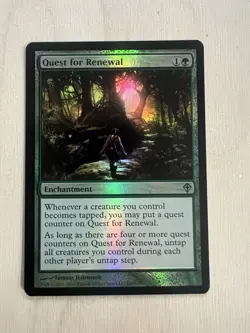 Quest for Renewal FOIL Uncommon Worldwake Mtg Magic The Gathering NM - Image 1