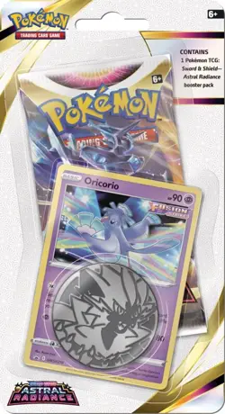 Pokemon Astral Radiance Booster Blister Pack - Oricorio - Image 1