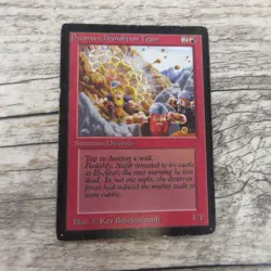 Magic The Gathering MTG Dwarven Demolition Team Beta Limited Ed HP Fair Ungraded - Image 1
