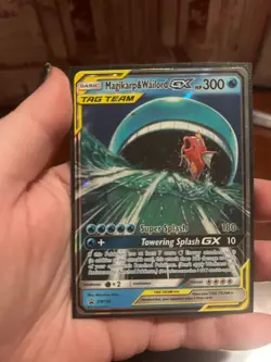 Pokemon TCG Magikarp & Wailord GX SM166 Sm Holo - Image 2