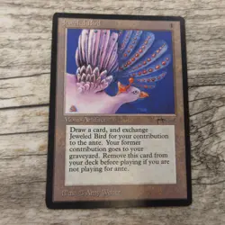 Magic The Gathering MTG Jeweled Bird Arabian Nights 1993 MP Good Ungraded *FLAW - Image 1