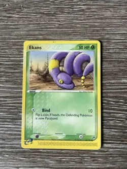 Pokemon EKANS 64/100 | NM Near Mint | EX Sandstorm | 2003 - Image 1