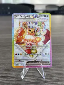 Eevee EX SVP 174 Pokemon TCG S&V Prismatic Evolutions UPC Black Star Promo NM - Image 1