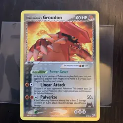 Team Magma’s Groudon 9/95 - Team Aqua vs Team Magma - non holo Rare Pokemon Card - Image 1