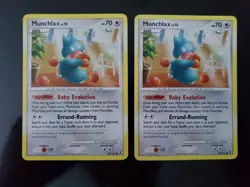 x2 Munchlax 70/111 Pokemon TCG Card Platinum Rising Rivals Near Mint NM - Image 1