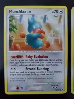 x2 Munchlax 70/111 Pokemon TCG Card Platinum Rising Rivals Near Mint NM - Image 2