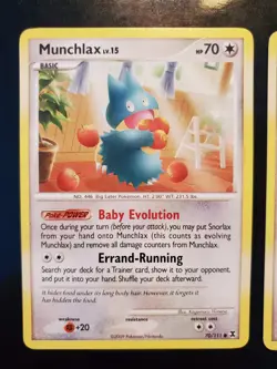 x2 Munchlax 70/111 Pokemon TCG Card Platinum Rising Rivals Near Mint NM - Image 4