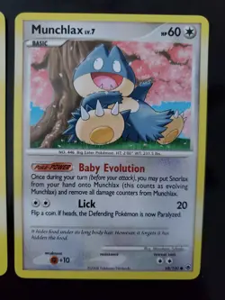 x2 Munchlax 68/100 Pokemon TCG Card Diamond Pearl Majestic Dawn Near Mint NM - Image 3