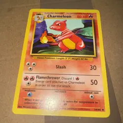 Charmeleon 24/102 Base Set Pokemon card 1999 vintage - near mint - Image 1