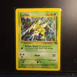 Scyther - 26/64 - Pokemon Jungle Unlimited Rare Card WOTC 26/64 - Image 1