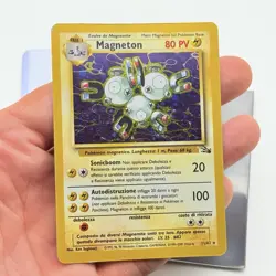 CARTA POKEMON CARD MAGNETON HOLO 11/62 - ITA - SET FOSSIL - PLAYED - GIOCATA - Image 2