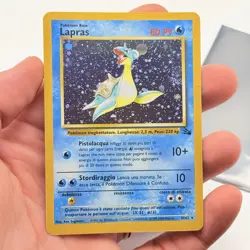 CARTA POKEMON CARD LAPRAS HOLO 10/62 - ITA - SET FOSSIL - LIGHT PLAYED - Image 2
