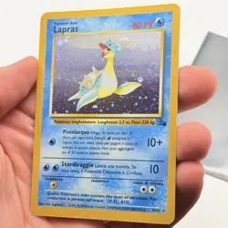 CARTA POKEMON CARD LAPRAS HOLO 10/62 - ITA - SET FOSSIL - LIGHT PLAYED - Image 3