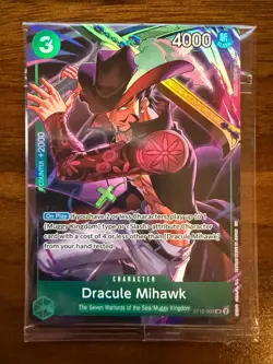 Dracule Mihawk (Illustration Box Vol.4) ST12-003 One Piece Promotion Cards Foil - Image 1