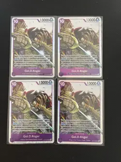 One Piece TCG OP13-064 Gol.D. Roger SR X4 Playset Card Game CCG English NM ! - Image 1