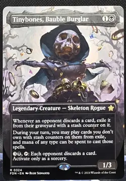 Tinybones, Bauble Burglar #324 Foundations Borderless Regular Rare - Image 1
