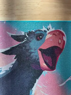 MTG - Final Fantasy Traveling Black Chocobo HoloFoil - New Ultra Pro Playmat - Image 5