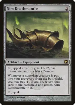 MTG Nim Deathmantle - Scars of Mirrodin #188 MP Moderately Played - Image 1