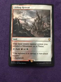 Clifftop Retreat Surge Foil - FIC 0381 NM - MTG Magic Final Fantasy - Image 1