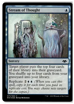 MTG Foil Stream of Thought - Modern Horizons Lightly Played English - Image 1