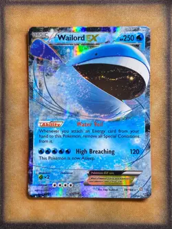 Pokemon Wailord EX 38/160 Primal Clash Ultra Rare NM - Image 1