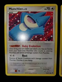 Munchlax 69/111 Snorlax 81/111 Pokemon TCG Platinum Rising Rivals Very LP-NM - Image 4