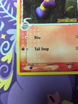 Pokemon TCG EX Dragon Frontiers Ekans (Delta Species) 47/101 Reverse Holo NM - Image 5