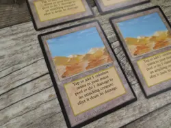 LOT OF 4 Magic The Gathering MTG Desert Land Arabian Nights 1993 Ungraded LP/MP - Image 2