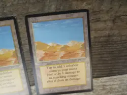 LOT OF 4 Magic The Gathering MTG Desert Land Arabian Nights 1993 Ungraded LP/MP - Image 4