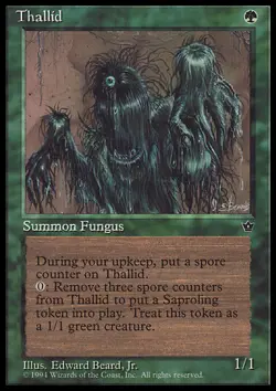 Magic the Gathering MTG Thallid (74a) Fallen Empires NM - Image 1