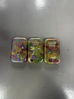 Pokemon TCG Scarlet & Violet 151 Mini Tin x 3 BRAND & SEALED - Image 1