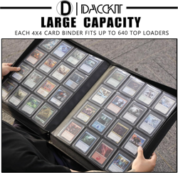 Toploader Binder 16 Pocket - Fits 640 Cards, Premium 4X4 Ringless Card Binder wi - Image 2