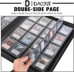 Toploader Binder 16 Pocket - Fits 640 Cards, Premium 4X4 Ringless Card Binder wi - Image 4