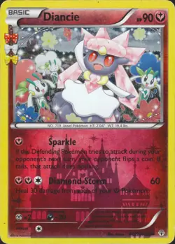 Diancie RC22/RC32 Holo Generations: Radiant Collection Pokemon Card LP/MP - Image 1