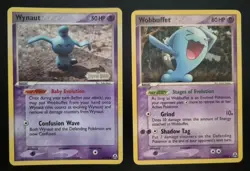 Pokemon Cards Wynaut Wobbuffet Ex Legend Maker /92 Reverse Holo Rare Stamped - Image 1