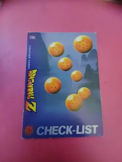 Check-list 100 Carte Dragon Ball Z (Jcc) Fighting Cards Francais - Image 1