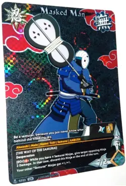 Carte Naruto CCG Collectible Card Game Foil neuf Prism 257 - Image 1
