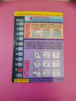 Bulma 36 Carte Dragon Ball Z (Jcc) Fighting Cards Francais - Image 2