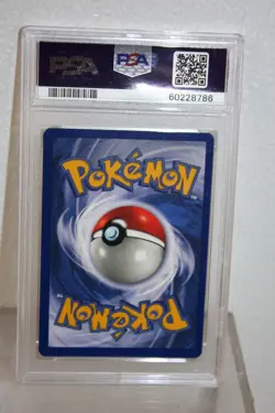Pokemon TCG Lapras Fossil Holo Unlimited Rare Card 10/62 Vintage PSA 8 - Image 4