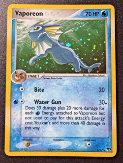 Vaporeon 6/17 POP Series 3 Promo Pokemon Card Holo Foil Rare Near Mint - Image 1